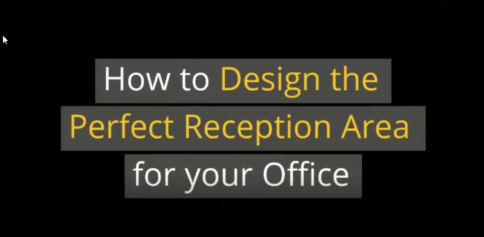 How To Design The Perfect Reception Area For Your Office