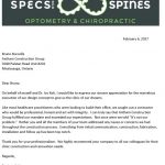 Spec and Spines Letter